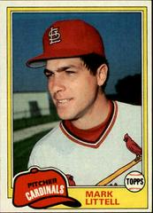 Mark Littell #255 Baseball Cards 1981 Topps Prices