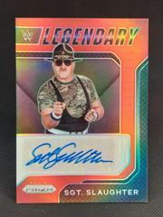 Sgt. Slaughter [Red Prizm] Wrestling Cards 2022 Panini Prizm WWE Legendary Signatures Prices