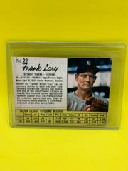 Frank Lary [Hand Cut] #22 Baseball Cards 1962 Jell O Prices