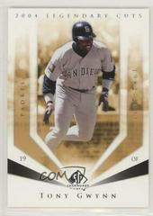 Tony Gwynn #117 Baseball Cards 2004 SP Legendary Cuts Prices