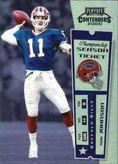Rob Johnson [Championship Ticket] #12 Football Cards 2000 Playoff Contenders Prices