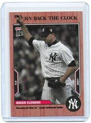 Roger Clemens [Cherry] #3 Baseball Cards 2022 Topps Now Turn Back the Clock Prices