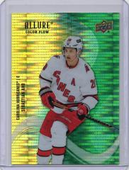 Sebastian Aho [Spectrum Yellow Green] #SF-1 Hockey Cards 2022 Upper Deck Allure Color Flow Prices