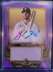 Kyle Tucker [Amethyst] #ASJR-KT Baseball Cards 2022 Topps Triple Threads Single Jumbo Relics Autographs Prices