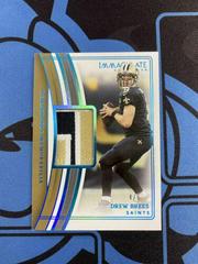 Drew Brees #10 Football Cards 2023 Panini Immaculate Remarkable Memorabilia Prices