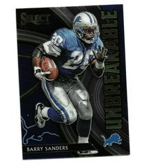 Barry Sanders #U4 Football Cards 2020 Panini Select Unbreakable Prices
