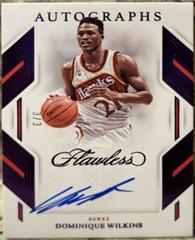 Dominique Wilkins #46 Basketball Cards 2022 Panini Flawless Autograph Prices