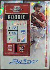 Zac Gallen [Autograph Cracked Ice] Baseball Cards 2020 Panini Contenders Prices