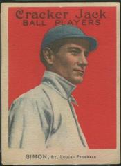 Michael Simon #25 Baseball Cards 1914 Cracker Jack Prices