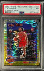 Coby White [Gold Pulsar] #295 Basketball Cards 2019 Panini Hoops Premium Stock Prices