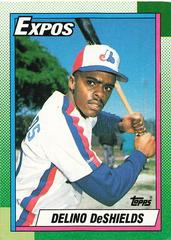 Delino DeShields Baseball Cards 1990 Topps Prices