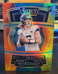 Trevor Lawrence [Tie Dye] #RS-1 Football Cards 2021 Panini Select Rookie Selections Prices