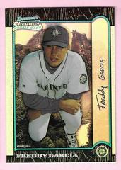 Freddy Garcia [Refractor] #404 Baseball Cards 1999 Bowman Chrome International Prices