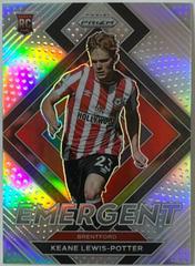 Keane Lewis Potter [Silver] #3 Soccer Cards 2022 Panini Prizm Premier League Emergent Prices