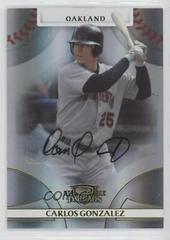 Carlos Gonzalez [Autograph Gold] Baseball Cards 2008 Donruss Threads Prices
