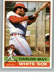 Carlos May #110 Baseball Cards 1976 Topps Prices