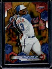 Ronald Acuna Jr. [Gold Lava] Baseball Cards 2023 Bowman's Best Prices
