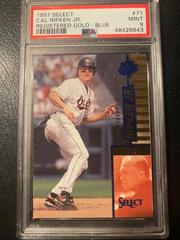 Cal Ripken Jr. [Registered Gold Blue] Baseball Cards 1997 Select Prices