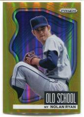 Nolan Ryan [Gold Prizm] #OS-1 Baseball Cards 2022 Panini Prizm Old School Prices