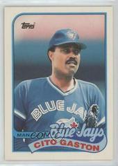 Cito Gaston #36T Baseball Cards 1989 Topps Traded Prices