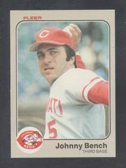 Johnny Bench Baseball Cards 1983 Fleer Prices