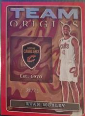 Evan Mobley [Red] #8 Basketball Cards 2022 Panini Origins Team Prices