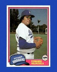 Fernando Valenzuela #850 Baseball Cards 1981 Topps Prices