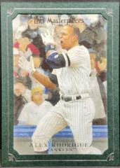 Alex Rodriguez [Green Linen] #72 Baseball Cards 2007 Upper Deck Masterpieces Prices