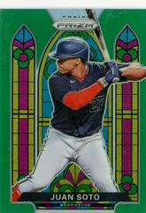 Juan Soto [Green Prizm] #SG-3 Baseball Cards 2021 Panini Prizm Stained Glass Prices