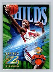 Chris Childs [Z Cling] #56 Basketball Cards 1996 Skybox Z Force Prices