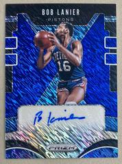 Bob Lanier [Blue Shimmer] Basketball Cards 2019 Panini Prizm Signatures Prices