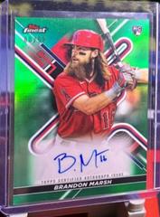 Brandon Marsh [Green] Baseball Cards 2022 Topps Finest Autographs Prices