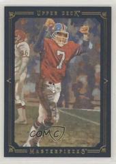 John Elway [Framed Blue 150] #49 Football Cards 2008 Upper Deck Masterpieces Prices