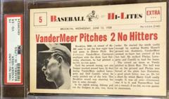 Vander Meer Baseball Cards 1960 NU Card Baseball Hi Lites Prices