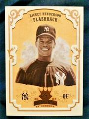 Rickey Henderson [Framed Bronze Sepia] Baseball Cards 2004 Donruss Diamond Kings Prices