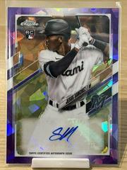Jesus Sanchez [Purple] #RA-JS Baseball Cards 2021 Topps Chrome Sapphire Rookie Autographs Prices
