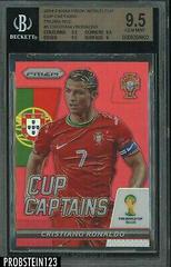 Cristiano Ronaldo [Red Prizm] Soccer Cards 2014 Panini Prizm World Cup Captains Prices