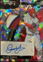 Juan Yepez [Cracked Ice] #RJA-JY Baseball Cards 2022 Panini Select Rookie Jersey Autographs Prices