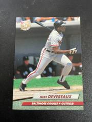 Mike Devereaux #2 Baseball Cards 1992 Ultra Prices