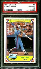 Gary Carter Baseball Cards 1984 Drake's Prices