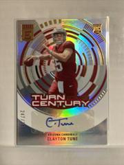 Clayton Tune #TC-CTU Football Cards 2023 Panini Donruss Elite Turn of the Century Autographs Prices