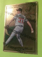 Greg Maddux [Gold Promo] #53 Baseball Cards 1996 Leaf Steel Prices