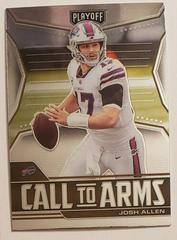Josh Allen #CA-JAL Football Cards 2021 Panini Playoff Call to Arms Prices
