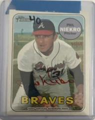 Phil Niekro [Red Ink] #PN Baseball Cards 2018 Topps Heritage Real One Autographs Prices