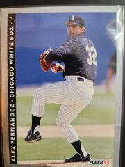Alex Fernandez #201 Baseball Cards 1993 Fleer Prices