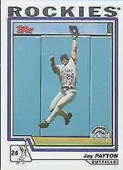 Jay Payton #23 Baseball Cards 2004 Topps Prices
