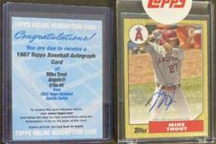 Mike Trout #87BA-MT Baseball Cards 2022 Topps Update 1987 Autographs Prices