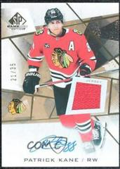 Patrick Kane [Gold Autograph Jersey] Hockey Cards 2021 SP Game Used Prices