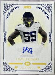 David Ojabo [Blue Autograph] #VADO Football Cards 2022 Onyx Vintage Prices