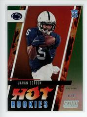 Jahan Dotson [End Zone] Football Cards 2022 Panini Score Hot Rookies Prices